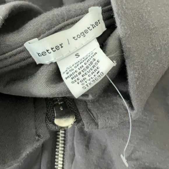 Better Together - Women's Zip Up Jacket Gray Size Small - Picture 8 of 9